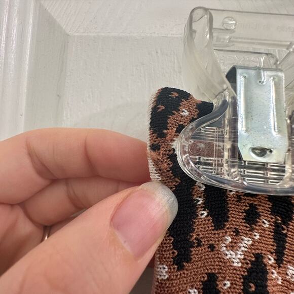 NWT Gianni Bini Leopard Print Pleated Knit Swing Skirt Cheetah Animal Print XS/S - Picture 5 of 12